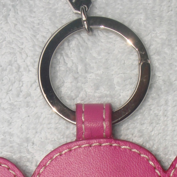 COACH SILVER STUD SKULL KEY RING- BAG CHARM #92744 - Picture 7 of 8